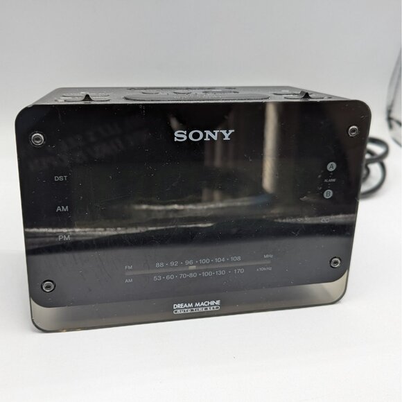 Sony Radio Alarm Clock Dream Machine ICF-C414 Large Display - Picture 1 of 6